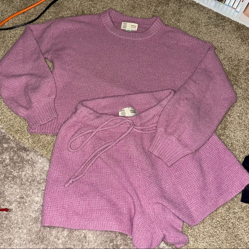Anthropologie Saturday Sunday 2 piece lounge set